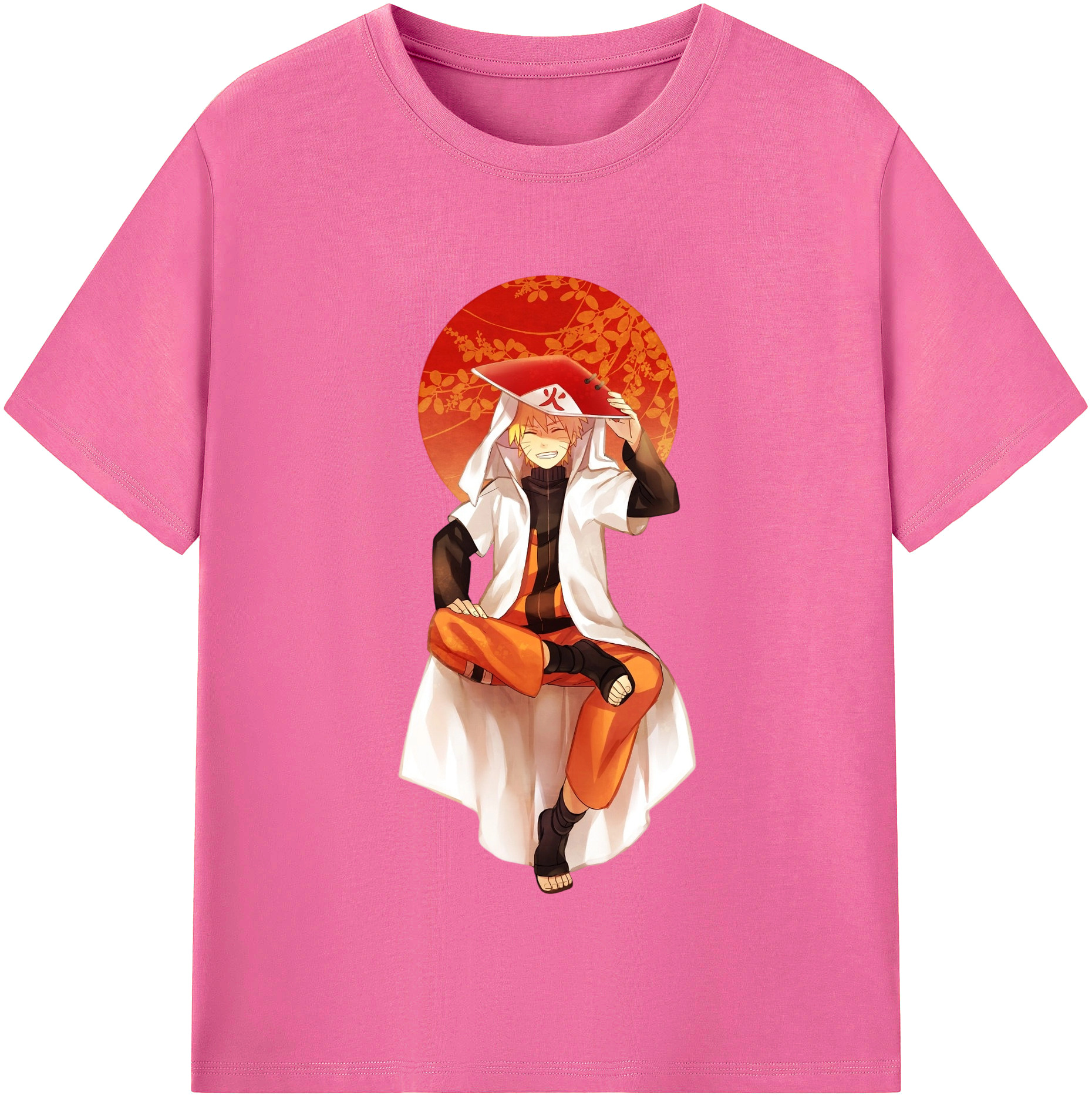 （画像用） NARUTO -ナルト- うずまき ナルト Uzumaki Naruto レディースカジュアルプリントTシャツ（綿100％）